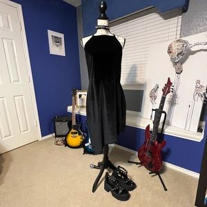 ❤️ TWO Velvet Asymmetrical Dresses 🖤